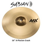 Crash Cymbal 16 Inch Sabian Aax X Plosion Brilliant Finish 21687xb
