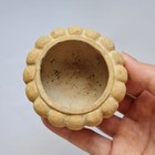 C 1600 Ming Dynasty Pumpkin Jarlet Pot Ceramic Antique China Fujian Old