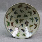 6 9 Inch Chinese Famille Rose Porcelain Hand Painted Butterfly Design Big Bowl