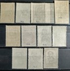 German Occupation Estonia Pernau Mi  1-10b Mnh