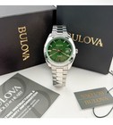 Bulova 96b429 Surveyor Automatic Green Dial Men s Stainless Steel Watch 39mm