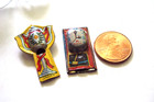 Vtg Gumball Charm Cracker Jack 40 s Japan Tin Litho Whistles   Vending  Prize