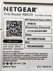 Netgear Orbi Rbr20 Router Home Mesh Wifi Tri-band Ac2200