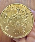 1940s Ladies Gold Tone Powder Compact  Richard Hudnut  With Mirror