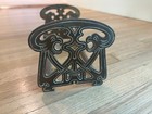 Vintage Brass Book Rack Holder  Expandable  Art Deco Style