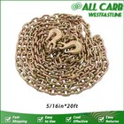 2 Pcs Transportation Bundle Chains 5 16     20  Grade 70 Working Load 4700lbs