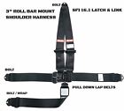 Sportsman Sfi 16 1 Approved 5 Point Harness Latch Type Black V Roll Bar Mount