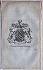1768 Antique Print Family Crest Coat Of Arms Brown Viscount Montagu