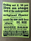 1992  Lords Of The Underground Biz Markie Original Flavor Nyc Show Flyer Hip Hop