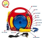 Cd-usb-sd Player With 2 Microphones And Ac Adapter Portable Kids Karaoke Machine