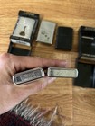Zippo Cigarette Lighter Lot Of 5   2 Cases  Cobra Snake Black Cream Ace Luck