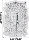 Rose Goddess Polymer Clay Molds Flower Lady Silicone Mold For Epoxy Resin Castin