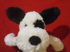 Jellycat London Bashful Puppy Dog Black   White 12  Stuffed Plush Animal  spot 