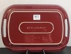 Le Creuset Rhone Large Stoneware Serving Platter 16 5x11 5 Side Handles Tray Nwt