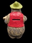 Vintage Disneyland Big Al Country Bear Jamboree Ceramic Coin Bank 