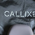 Callixe Neck Support Pillow Massage Bolster Cushion  Gray black