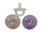 Lot Of 3- 2 Philips Avent Soothie- 1 Ryan   Rose Cutie Pat Stage 1 Pacifiers