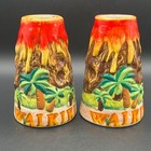 Waikiki Magic Of Polynesia Volcano Tiki Mug Cup Beachcomber Oahu Hawaii Lot Of 2