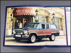 1986 Jeep Grand Wagoneer 12-page Original Car Sales Brochure Catalog