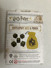 Wizarding World Harry Potter Hufflepuff D6 Dice   Pouch Set New