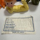 Set Of 4 Vintage Napco Napcoware Red Orange Hair Pixie Elf Fairy Girls