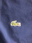 70s Vtg Izod Lacoste Alligator Striped Purple Blue Polo Mens Sz S Rugby Jacket 
