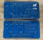 Maryland 1969 Antique Motor Vehicle License Plate Pair - High Quality   2029