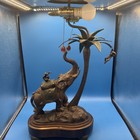 Vintage Frederick Cooper Bronze Elephant Table Lamp