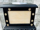 Pet Urn Ashes With Picture Frame Cremation Keepsake Wooden Pet Memorial Box