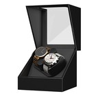Automatic Rotation 2 Double Watch Winder Display Box Storage Case Organizer New