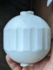 White The S Co Glass Lightning Rod Ball Weathervane