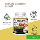 Potent Candida Cleanse Yeast Support   Detox With Natural Herbs - 100 Capsules