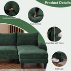 110  Sectional Couches For Living Room U Shaped Couch With Double Chaise