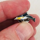 Vtg 1979 Mosaic Dolphin Lapel Pin