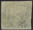 Western Australia 1857 Swan Lithographed 6d Grey Black Imperf Used