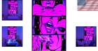 Multipurpose Blacklight Tapestry - Anime-inspired Glow Art For Room Decor 39x60