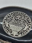 Antique Sterling And Enamel Pill snuff Box Austria