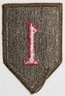 Original U s  Army 1st Infantry Division Patch