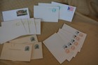 Vintage Prepaid Postcards Lot Of 21 Stamped Unused 1 Cent - 20 Cents