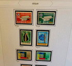 Stamps  Ceylon On Pege Collection Very Fine 
