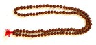 Rudraksha Knotted Japa Mala 108 1 Beads Hindu Prayer Chanting Necklace 12mm