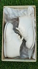 Used Vintage Stride Rite Baby toddler Lace Up Shoes 4 5 Cherub 2e White Leather