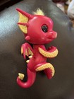Fingerlings Ruby  red With Gold  Interactive Baby Dragon By Wowwee