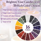 Color Wax Dye  Candle Color Dye For Soy Wax  16 Popular Vibrant Colors Natural