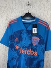 Dc United Jersey Adidas Mls Soccer Prime Blue Adult Short Sleeve Men   s Large