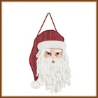 Evergreen Door Hanger Decoration   Merry Christmas Plaid Santa   Door Decor  New