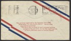 1930 Flight Cover Mar 3 Calgary Alta To Winnipeg Onward To India