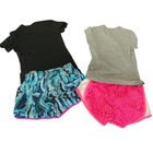 Nike Graphic Tees And Shorts Four Pieces- Size Medium 8 10