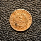  itm-7646  1864 Two Cent Piece   Au   Condition   Combined Shipping 