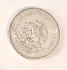 1948 Mexico 5 Pesos  900 Silver  Au  Cinco Pesos  Mexicanos  Cuauhtemoc